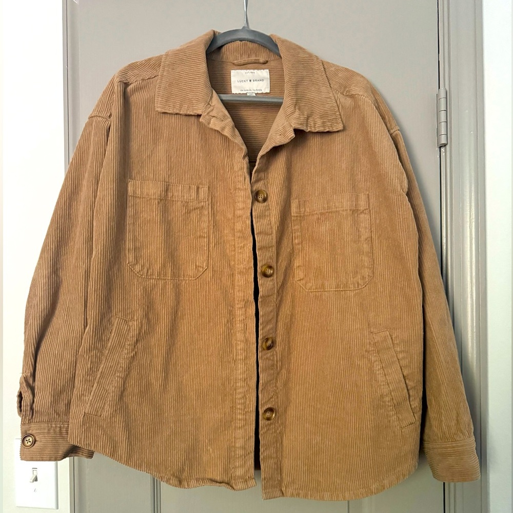 Lucky Brand Corduroy tan jacket